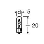 LAMPARA PARA LUCES DE TABLERO OSRAM 2723