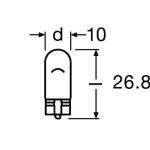 LAMPARA PARA LUCES DE PATENTE OSRAM 2825HCBI