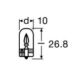 LAMPARA PARA LUCES DE PATENTE OSRAM 2845