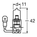 LAMPARA HALOGENA OSRAM 62201SBP