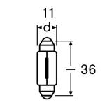 LAMPARA PARA LUCES DE PATENTE OSRAM 6418