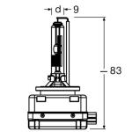 LAMPARA XENON OSRAM 66150