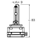 LAMPARA XENON OSRAM 66340