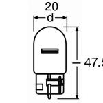 LAMPARA PARA LUCES DE GIRO OSRAM 7505
