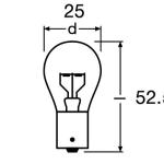 LAMPARA PARA LUCES DE GIRO OSRAM 7511