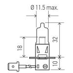 LAMPARA HALOGENA HELLA 178555241