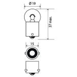 LAMPARA PARA LUCES DE PATENTE HELLA 178560041