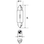 LAMPARA PARA LUCES DE PATENTE HELLA 211656691