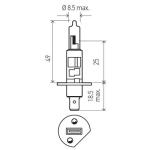 LAMPARA HALOGENA HELLA 358117081