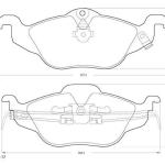 PASTILLA DE FRENO MAZFREN 3136M