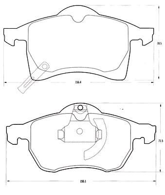 PASTILLA DE FRENO MAZFREN 3151M