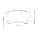 PASTILLA DE FRENO MAZFREN 3193M