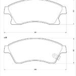 PASTILLA DE FRENO MAZFREN 3234M