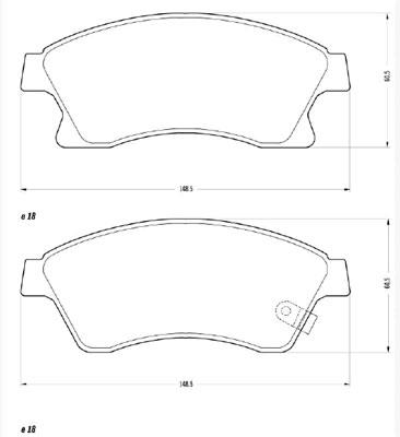 PASTILLA DE FRENO MAZFREN 3234M