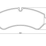 PASTILLA DE FRENO MAZFREN 3285M