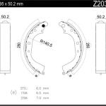 ZAPATAS DE FRENO ARMETAL Z20370