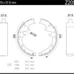 ZAPATAS DE FRENO ARMETAL Z20532