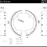 ZAPATAS DE FRENO ARMETAL Z21370