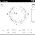 ZAPATAS DE FRENO ARMETAL Z80262