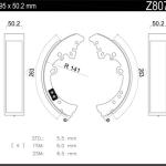 ZAPATAS DE FRENO ARMETAL Z80770