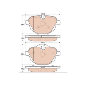 PASTILLA DE FRENO TRW COTEC GDB1840