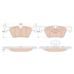 PASTILLA DE FRENO TRW COTEC GDB1919