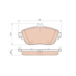 PASTILLA DE FRENO TRW COTEC GDB1932