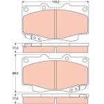 PASTILLA DE FRENO TRW COTEC GDB3428