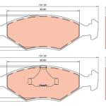 PASTILLA DE FRENO TRW RCPT00111