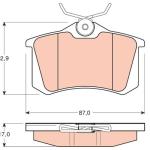 PASTILLA DE FRENO TRW RCPT01030