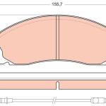 PASTILLA DE FRENO TRW RCPT02250