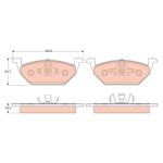PASTILLA DE FRENO TRW RCPT02720