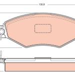 PASTILLA DE FRENO TRW RCPT02910