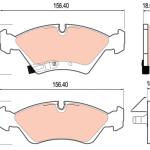 PASTILLA DE FRENO TRW RCPT04400