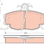 PASTILLA DE FRENO TRW RCPT05160