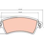 PASTILLA DE FRENO TRW RCPT07770