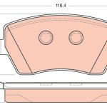 PASTILLA DE FRENO TRW RCPT13870